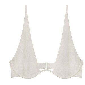 Jade Swim Paloma Top in Ivory Sheen
